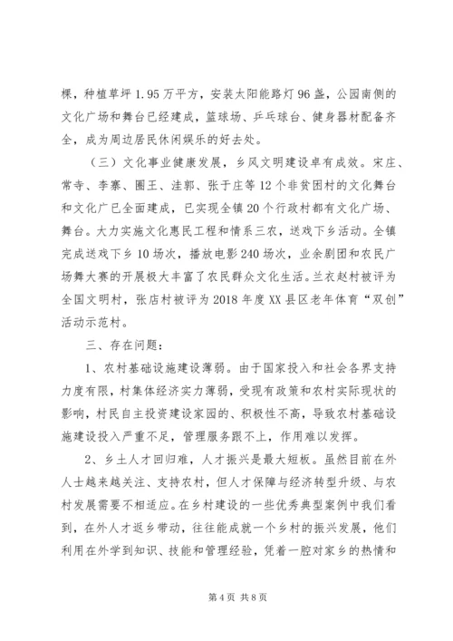 某乡镇乡村振兴规划调研报告.docx
