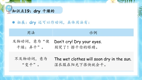 Unit 7 It's raining单元复习课件（词组+句型+知识点+语法+写作指导+易错考点）