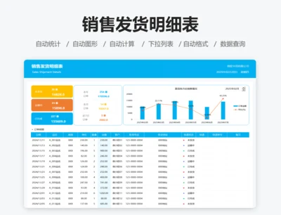 销售清单发货表