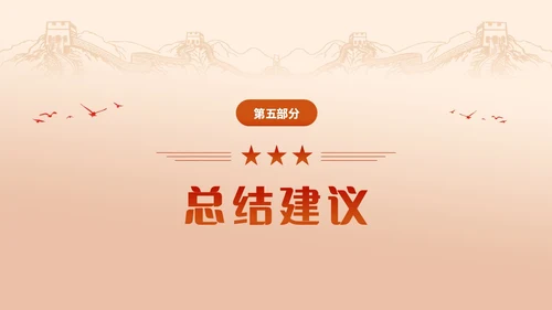 红色渐变大学思政实践报告PPT思政课