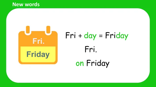 Unit 2 My week Part A Let's learn课件 （共45张PPT）
