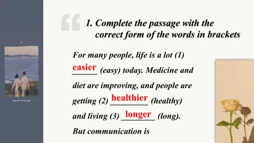 Module3 life and then Unit 3 Language in use  课件(共