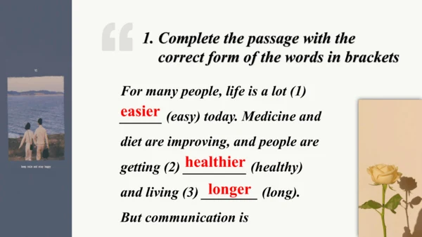 Module3 life and then Unit 3 Language in use  课件(共