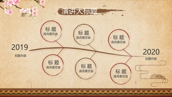 传统宫廷风格故宫文化动态PPT
