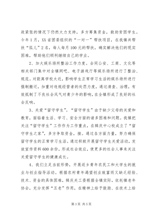 乡镇团委年终工作总结范文.docx