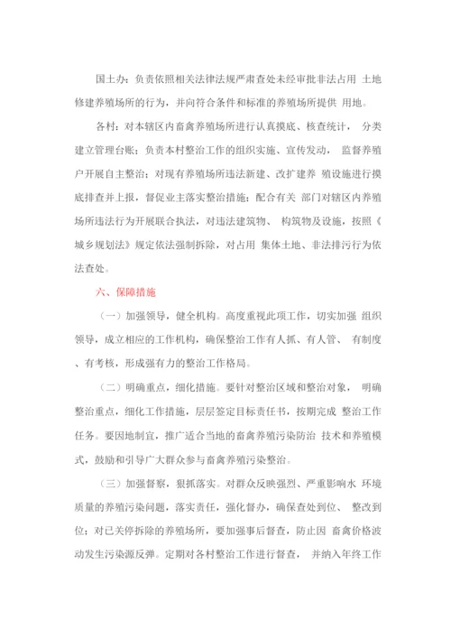 畜禽养殖污染专项整治工作方案.docx