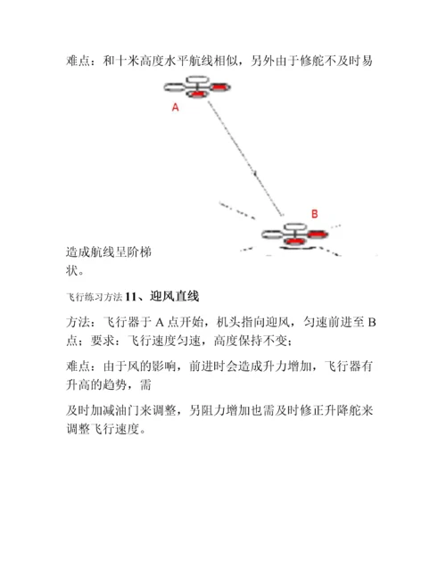 无人机飞行练习方法.docx