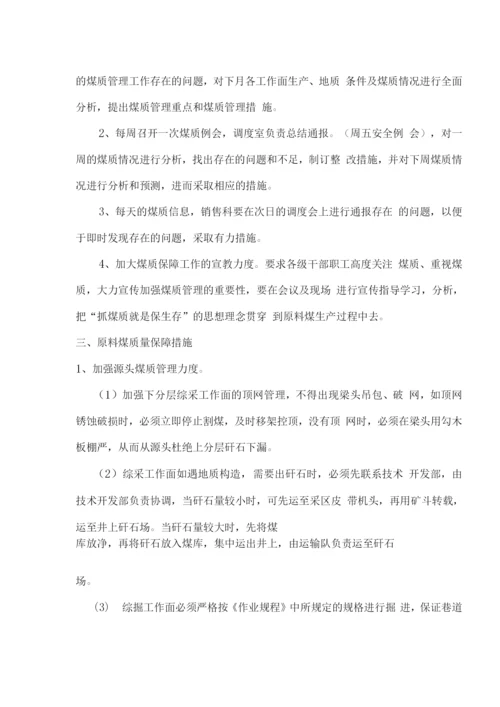 原料煤供应方案.docx