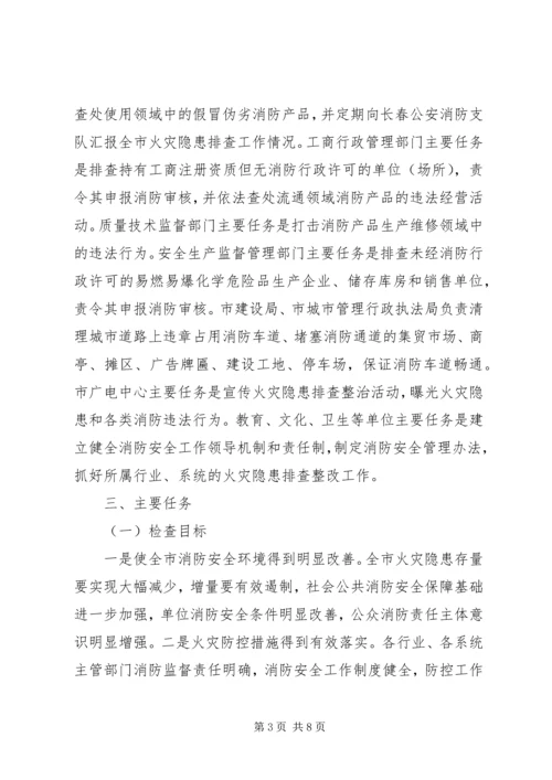 人员密集场所火灾隐患专项整治行动方案.docx