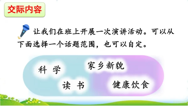 口语交际：演讲-课件