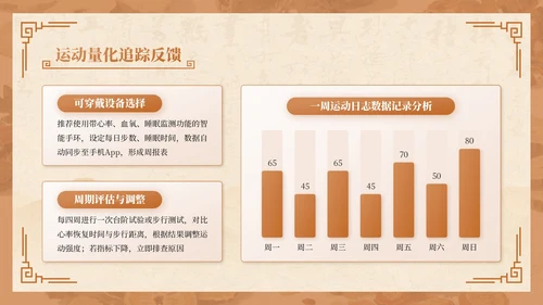 棕色中国风秋季养生讲座PPT模板