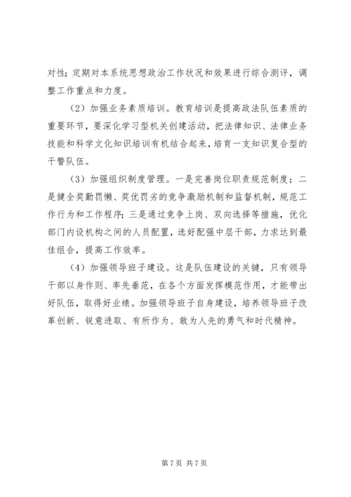 司法行政机关调研报告-做好新形势下司法行政思想工作调研报告—.docx