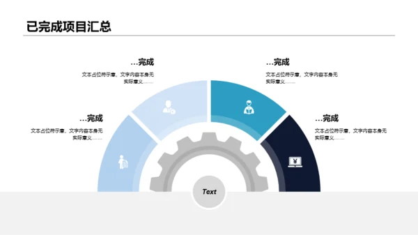 蓝色商务企业销售人员工作计划工作总结汇报PPT模板