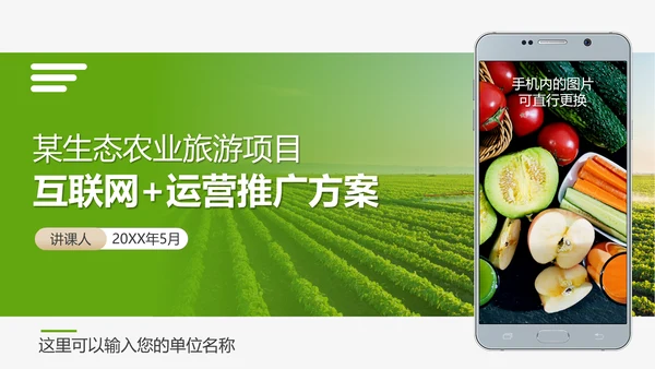 互联网运营推广方案PPT模板