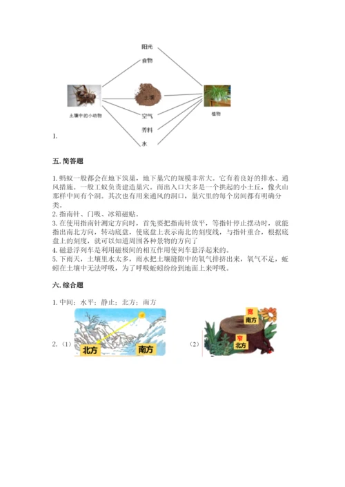 苏教版二年级下册科学期末测试卷附参考答案【精练】.docx