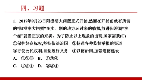 第四课建设法治中国【复习课件】(共23张PPT)