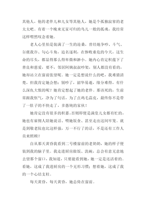 黄昏的眼睛作文.docx
