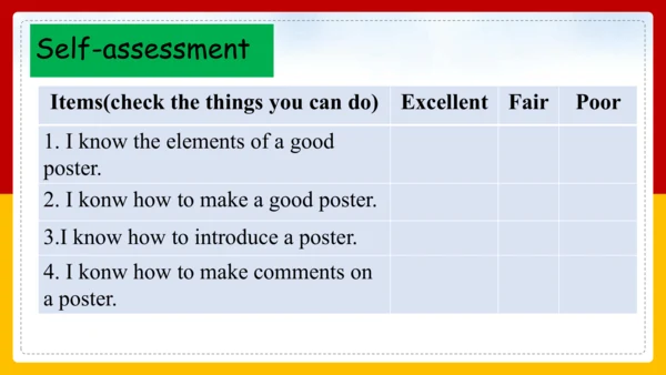 Module 2 My family Unit 4 Promotion and Assessment