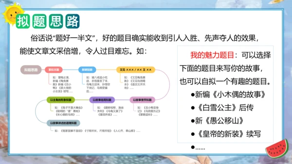 统编版四年级语文下册单元作文能力提升第八单元习作：故事新编（教学课件）