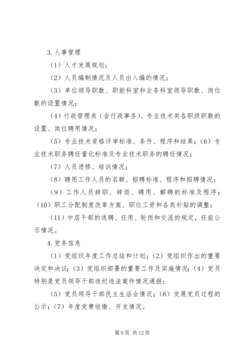 马铃卫生院院务公开实施方案 (3).docx