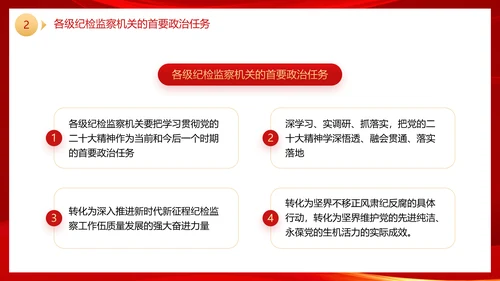二十届中央纪委二次全会公报党政风党课PPT模板