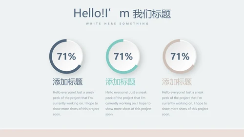 化妆品公司年年终总结动态PPT
