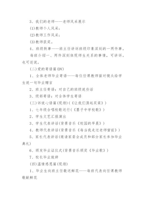 高三毕业晚会策划方案.docx