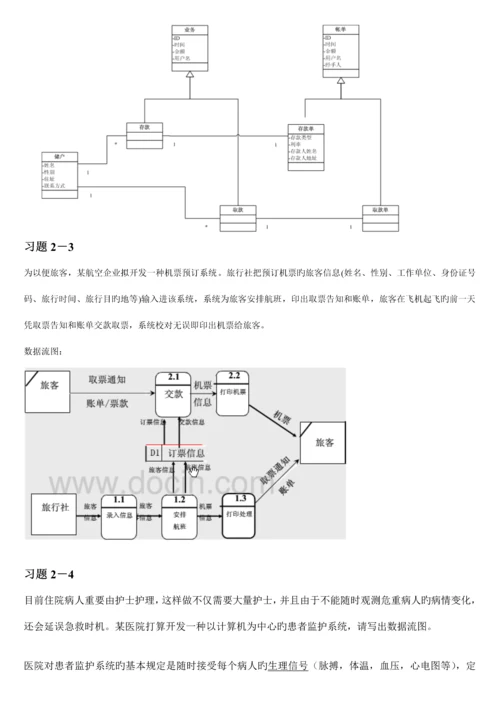 软件工程导论课后习题大题.docx