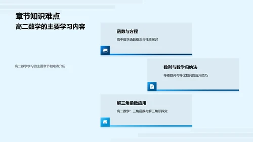 高二数学学习策略PPT模板