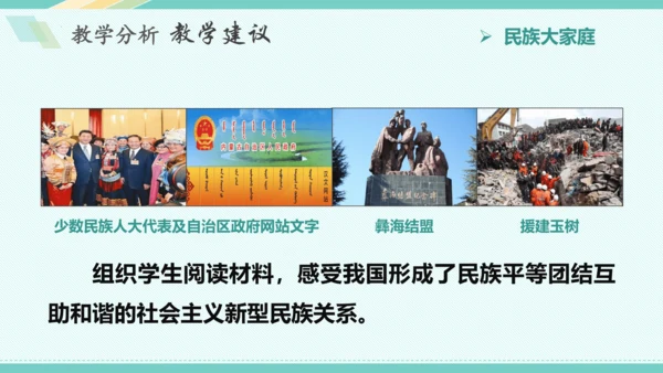 第七课 中华一家亲 教学分析课件-2022-2023学年道德与法治九年级上册(共28张PPT)