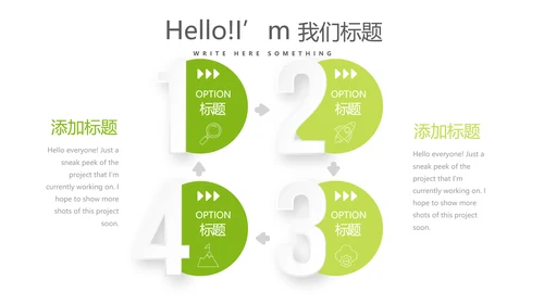 绿色飘逸医药代表销售计划动态PPT