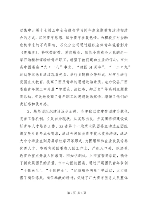 团委调研汇报材料 (5).docx