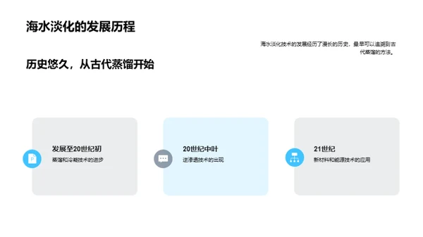 淡化海水，塑造未来