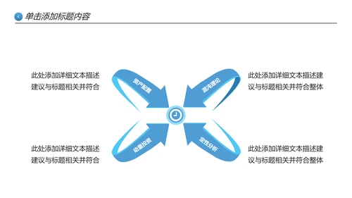 蓝色欧美风企业宣传公司简介创意PPT模板