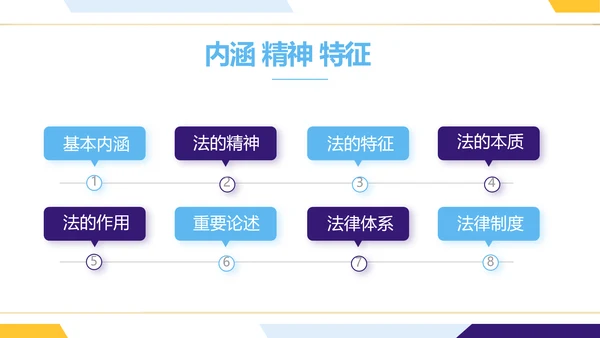 大气时尚法律律法工作总结汇报PPT