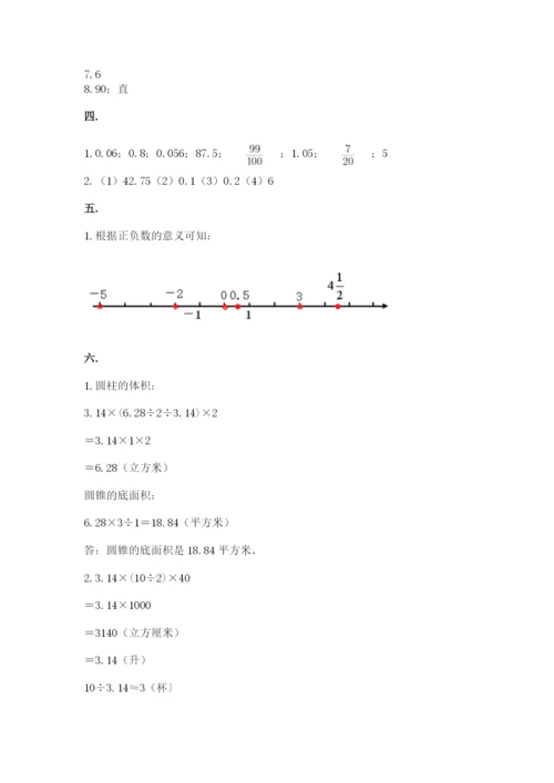 辽宁省【小升初】小升初数学试卷及参考答案（精练）.docx