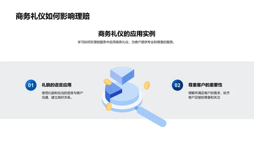 理赔业务与商务礼仪PPT模板