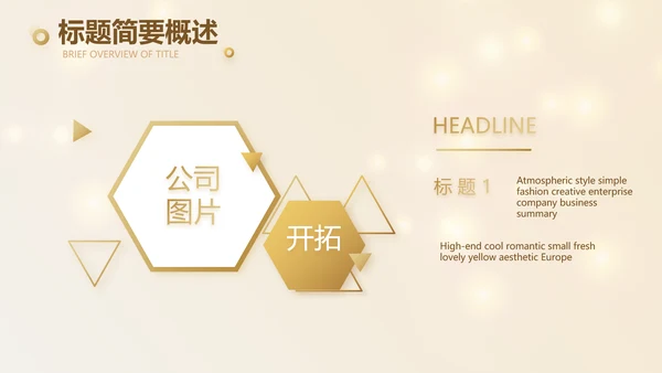 金色简约2021年会活动年终总结PPT模板
