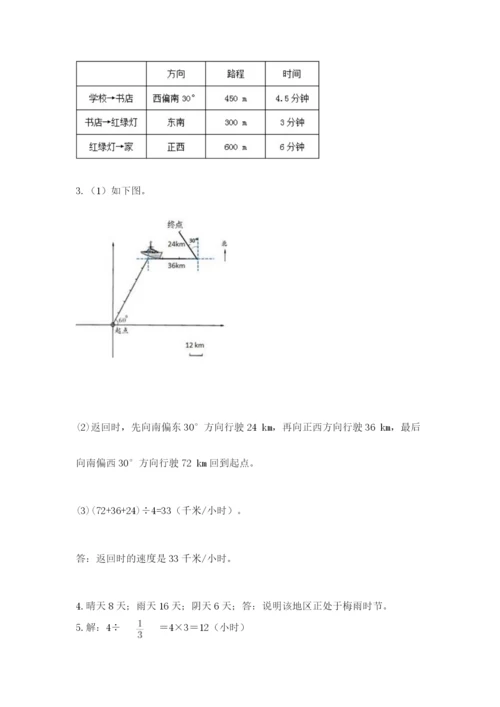 人教版六年级上册数学期中测试卷及参考答案【培优a卷】.docx