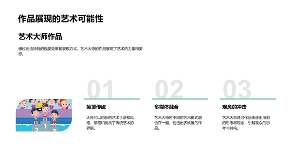 艺术大师创作解析PPT模板