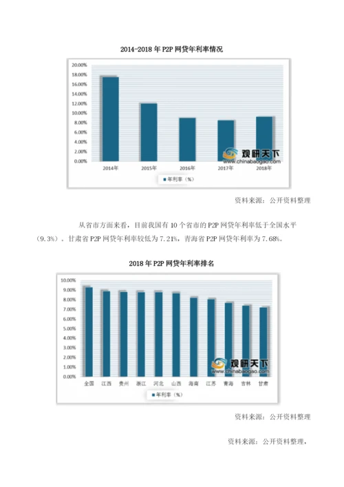 我国P2P网贷行业成交额大幅下降网贷行业将进一步规范.docx