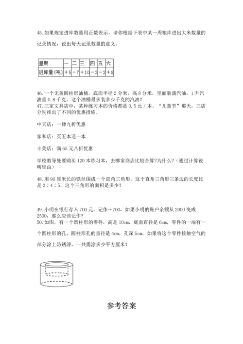 六年级小升初数学应用题50道重点班.docx