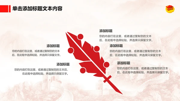 恢弘大气中国共青团团委工作汇报PPT模板