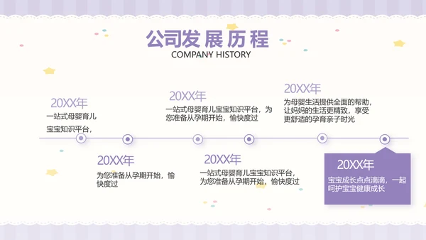 紫色大气母婴婴儿工作总结汇报PPT