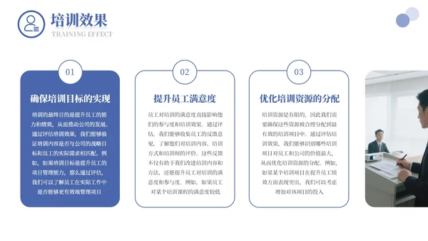 蓝色商务人力资源培训通用PPT模板