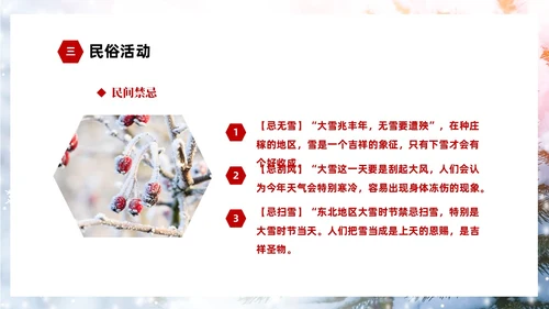 白色简约实拍雪景中国传统节气大雪节气介绍PPT
