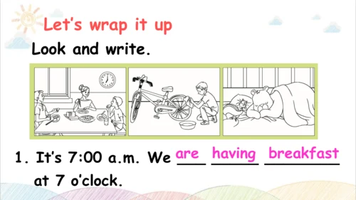 Unit 6 Work quietly part B&C Read and write  课件(共2