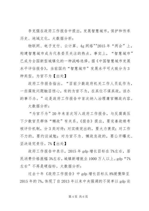 大数据分析政府工作报告.docx