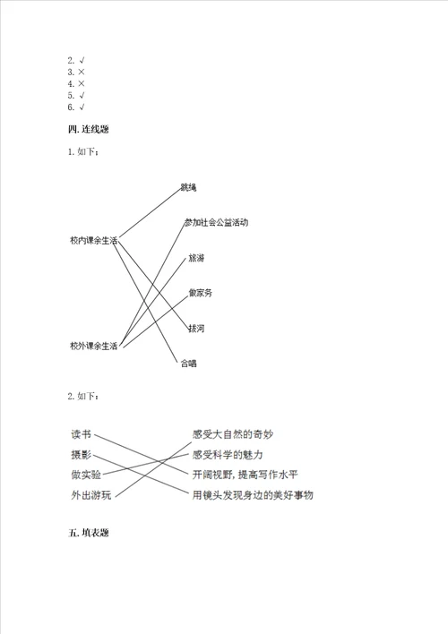 五年级上册道德与法治第一单元面对成长中的新问题测试卷含答案（基础题）