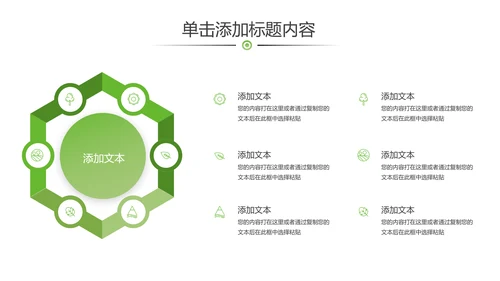 绿色生态低碳和谐社区能源环保PPT模板